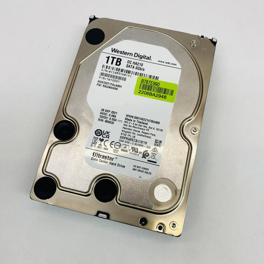 Western Digital Ultrastar DC HA210 1TB SATA 6Gb/s 3.5in Data Center HDD Grade A