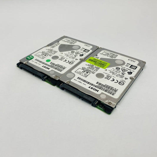HGST HTE725050A7E630 500GB 2.5" 7200RPM SATA 6Gb/s HDD 2x Grade A