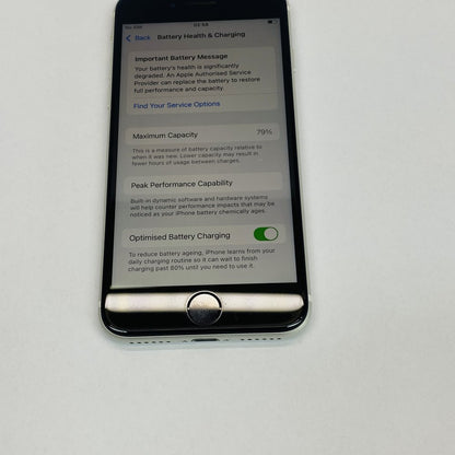 Apple iPhone SE (2nd Gen) 64GB Silver - 79% Battery Grade B