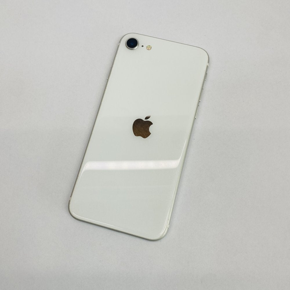Apple iPhone SE (64GB) White - 82% Battery, iOS 18.4.1 Grade B