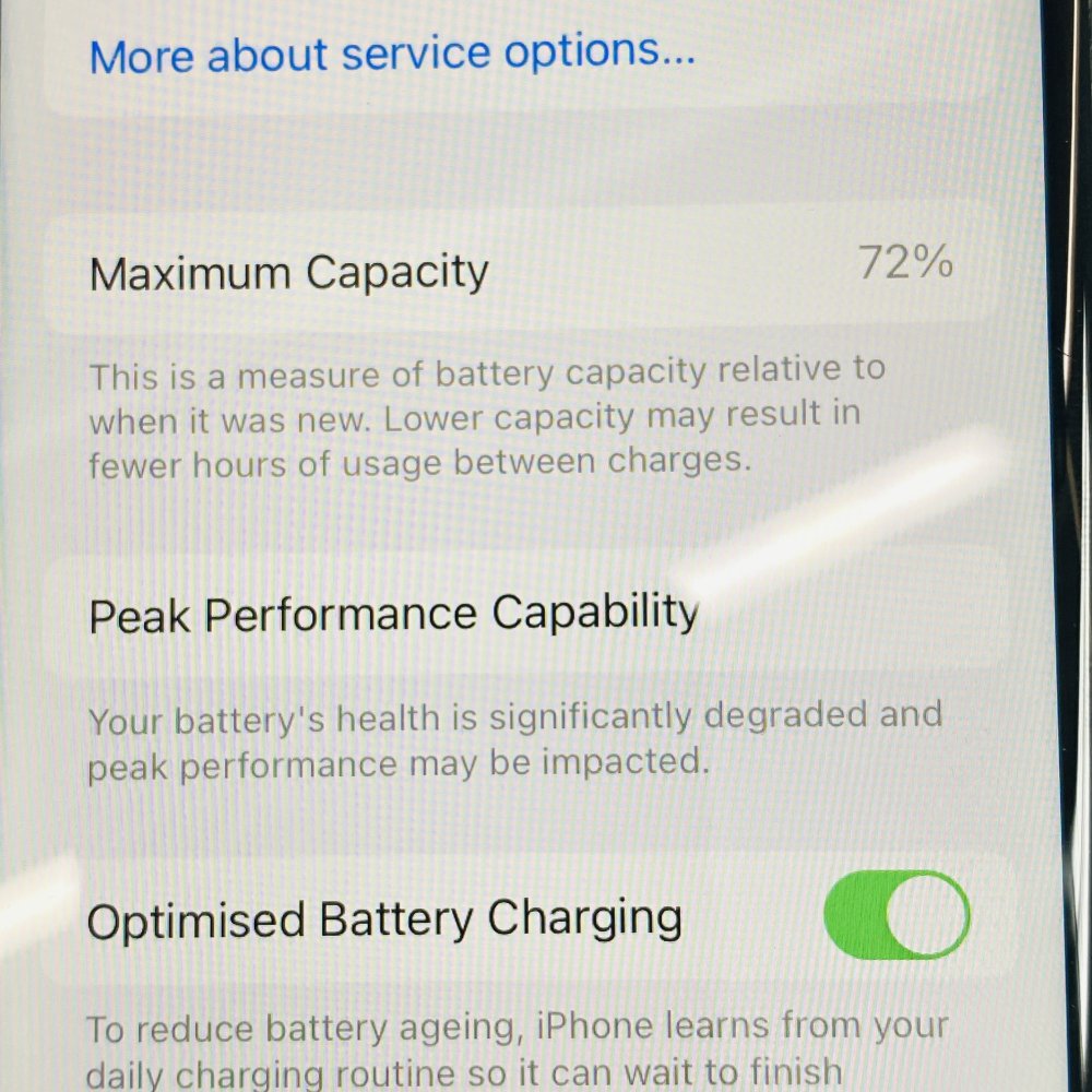 Apple iPhone 8 - Black - 72% Battery Health 64GB Grade B