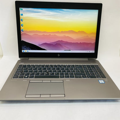 HP ZBook 15 G5 i7-8850H 16GB RAM Quadro P2000 477GB SSD Win 11 Pro Grade B