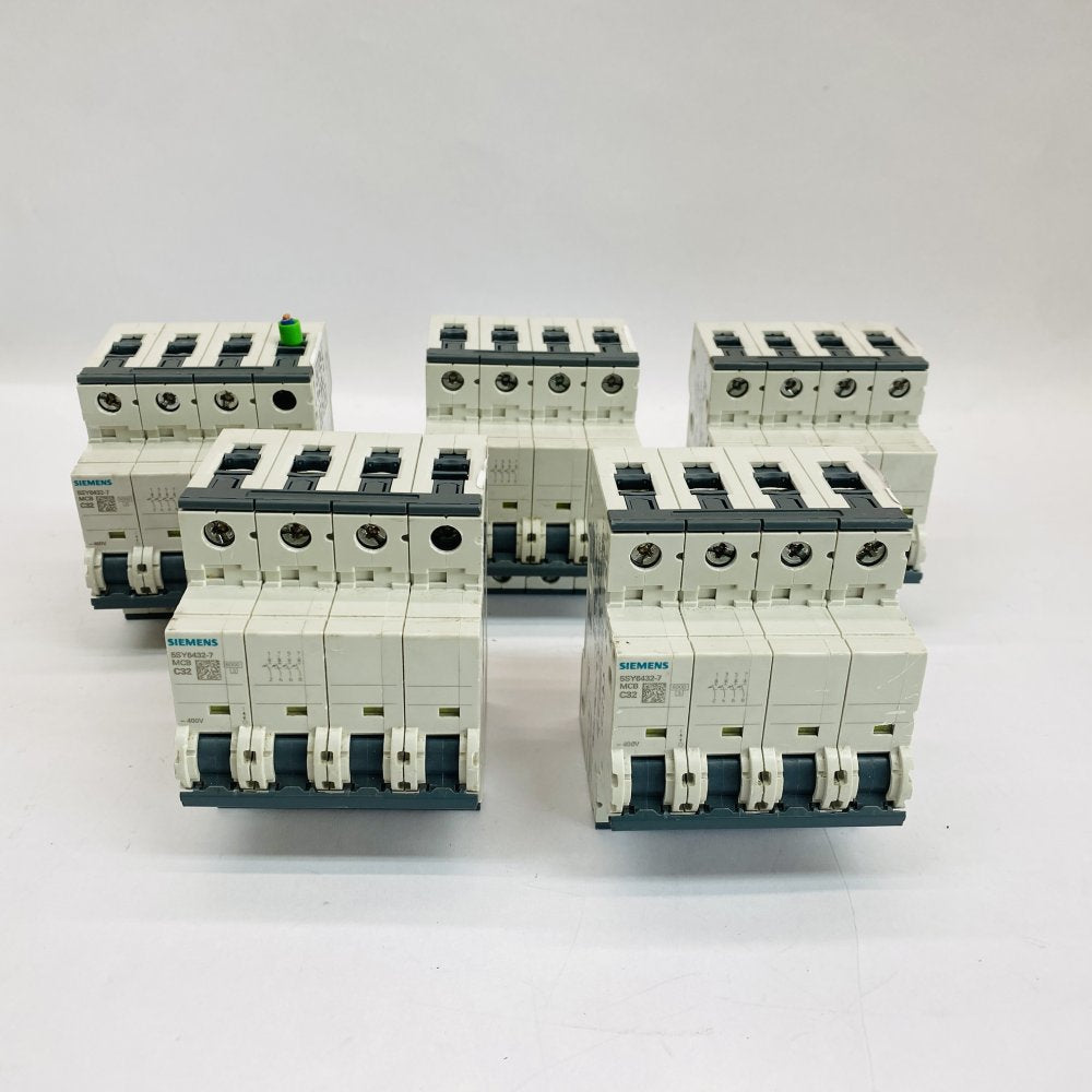 Job Lot: Siemens & Doepke 4 Pole MCB & RCCB Circuit Breakers Industrial 12 Units