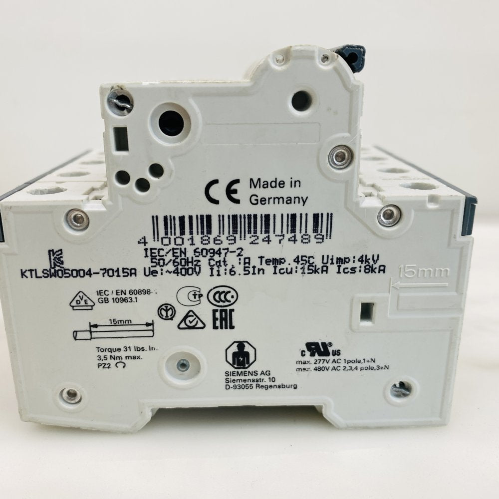 Job Lot: Siemens & Doepke 4 Pole MCB & RCCB Circuit Breakers Industrial 12 Units