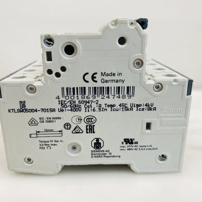Job Lot: Siemens & Doepke 4 Pole MCB & RCCB Circuit Breakers Industrial 12 Units