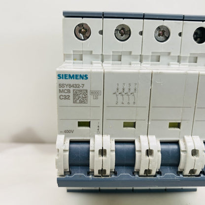 Job Lot: Siemens & Doepke 4 Pole MCB & RCCB Circuit Breakers Industrial 12 Units