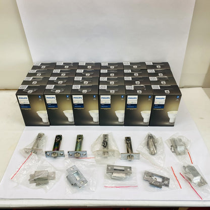 Job Lot: Philips Hue Smart LED GU10 Bulbs 24-Pack & Heavy Duty Door Latches
