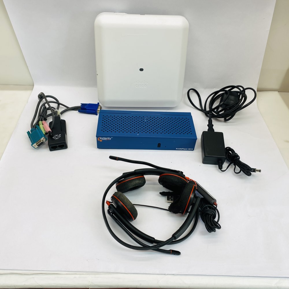 Job Lot: Cisco AP, Exterity IPTV Receiver, Plantronics Headset & KVM Extender