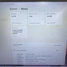 HP ZBook 15 G5 i7-8850H 16GB RAM 1.82TB Storage 4GB Graphics Grade B