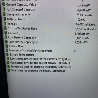 HP ZBook 15 G5 i7-8850H 16GB RAM 1.82TB Storage 4GB Graphics Grade B