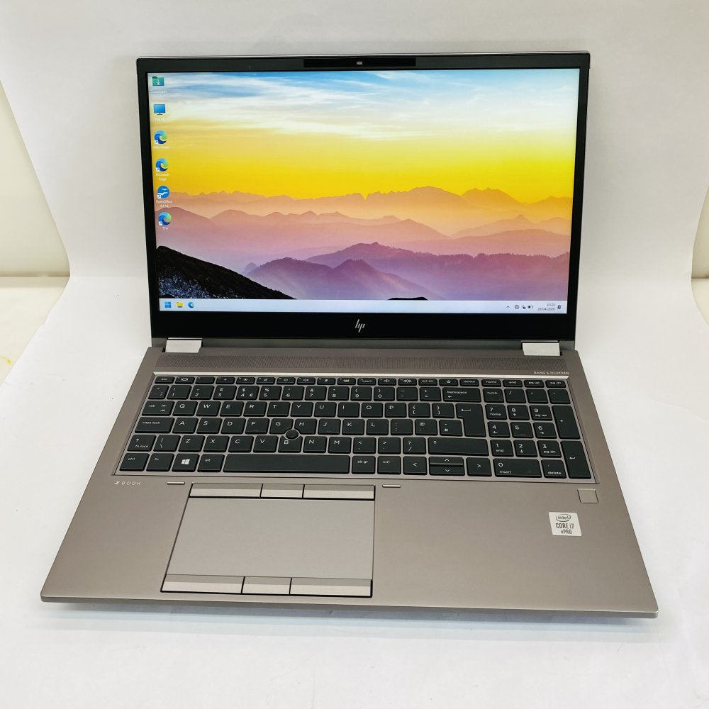 HP ZBook Fury 15 G7 Workstation - Intel Core i7-10850H vPro, 48GB RAM, Grade B