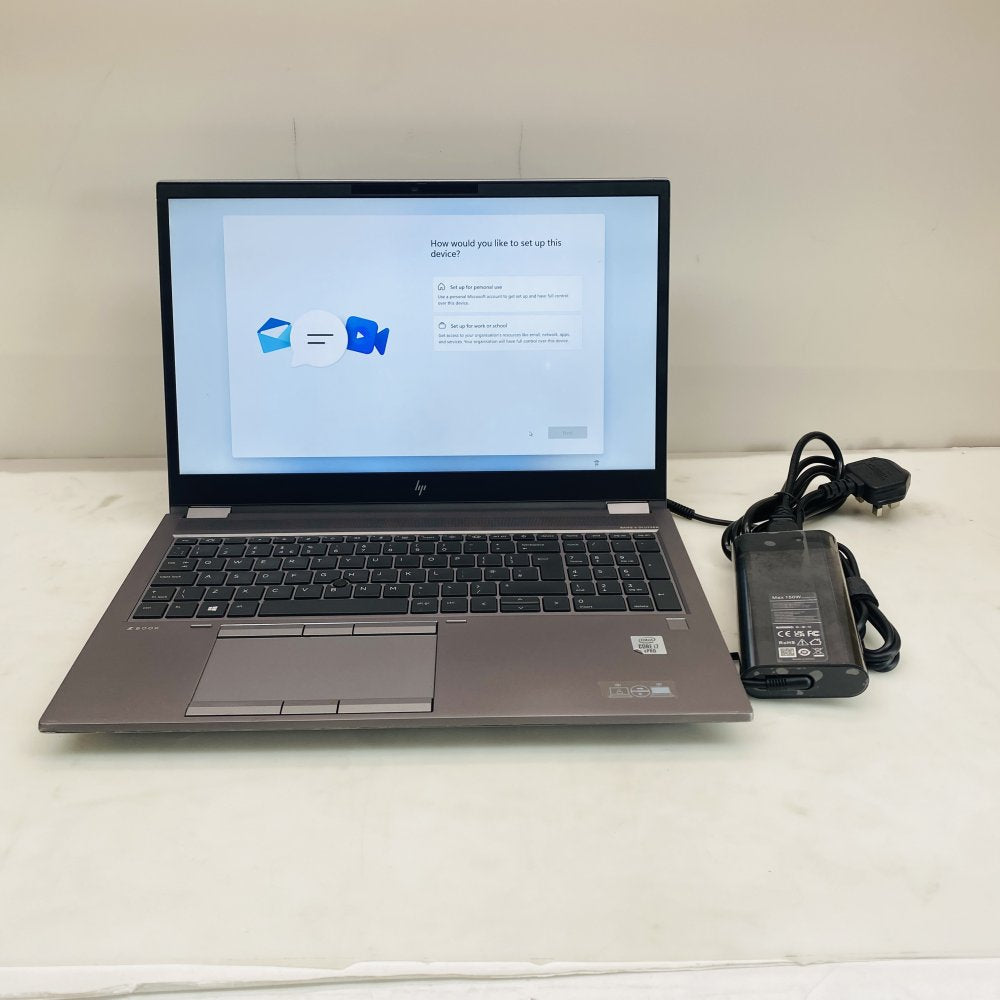 HP ZBook Fury 15 G7 Workstation - Intel Core i7-10850H vPro, 48GB RAM, Grade B