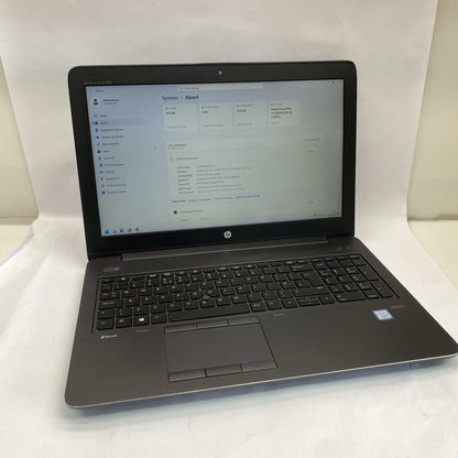 HP ZBook 15 G4 i7-7820HQ 16GB RAM 477GB Storage Mobile Workstation Grade D