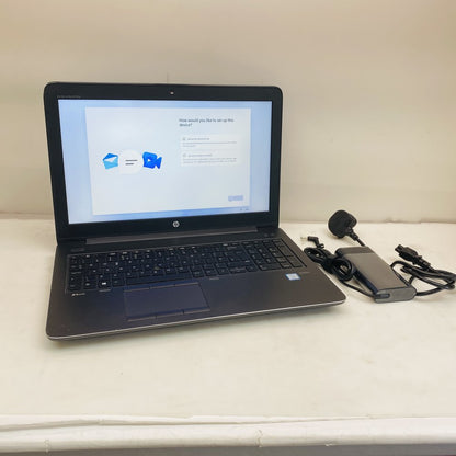 HP ZBook 15 G4 i7-7820HQ 16GB RAM 477GB Storage Mobile Workstation Grade D