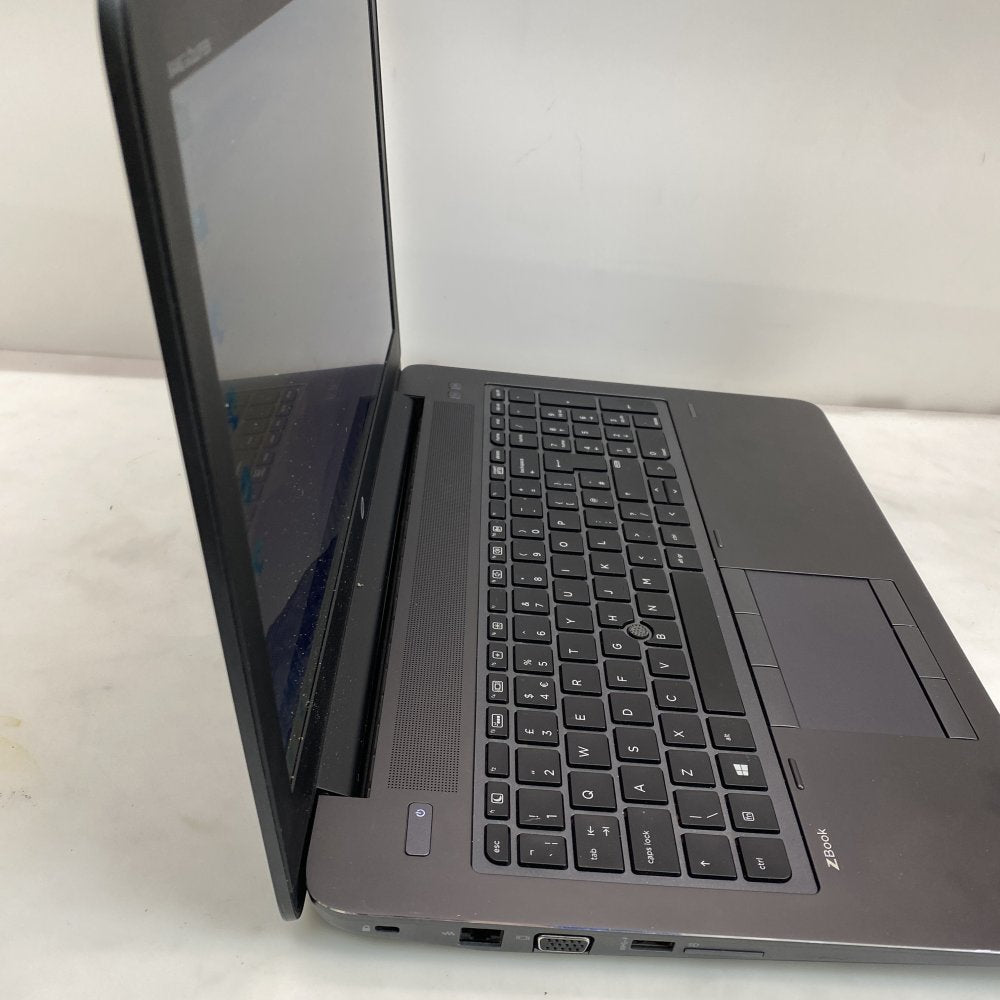 HP ZBook 15 G4 i7-7820HQ 16GB RAM 477GB Storage Mobile Workstation Grade B