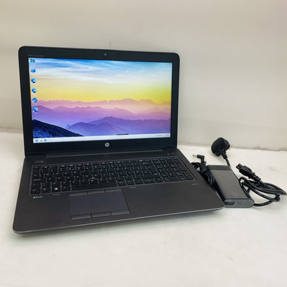 HP ZBook 15 G4 i7-7820HQ 16GB RAM 477GB Storage Mobile Workstation Grade B