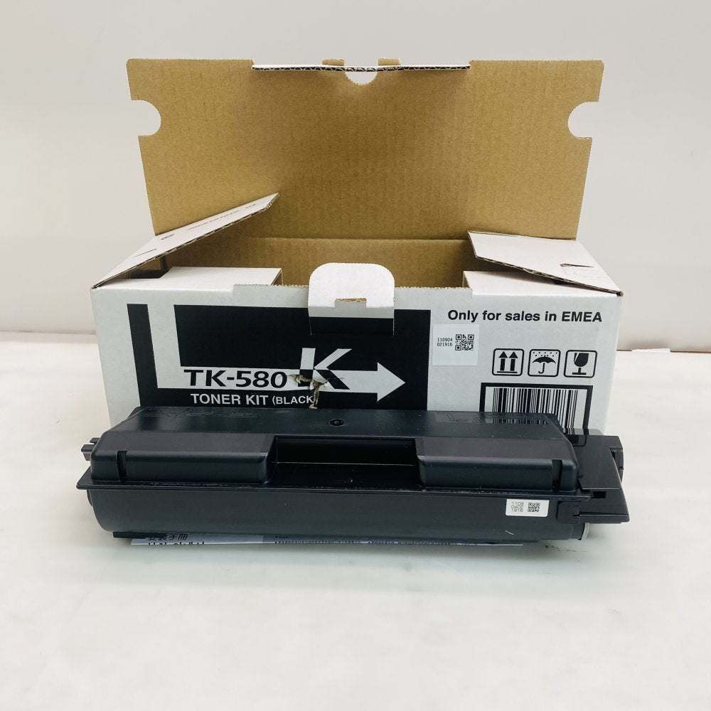 Kyocera TK-580K Black Toner Kit for FS-C5150DN / ECOSYS P6021cdn Grade A