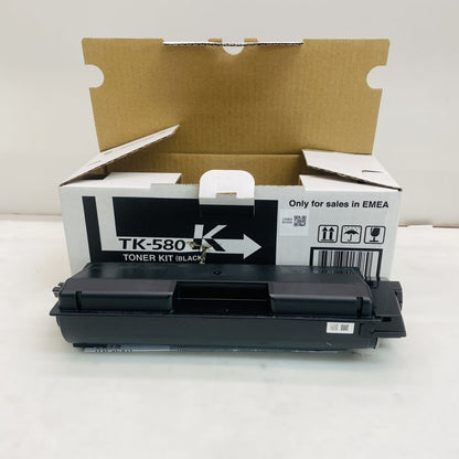 Kyocera TK-580K Black Toner Kit for FS-C5150DN / ECOSYS P6021cdn Grade A