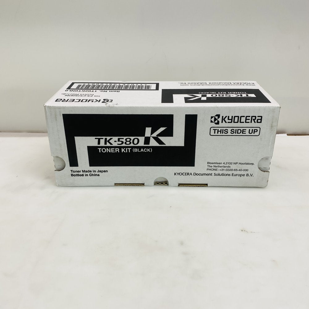 Kyocera TK-580K Black Toner Kit for FS-C5150DN / ECOSYS P6021cdn Grade A