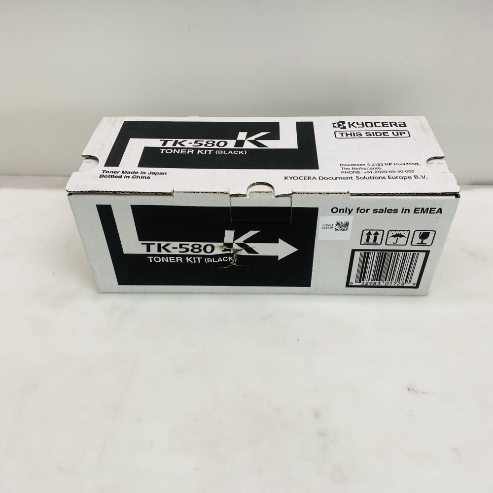 Kyocera TK-580K Black Toner Kit for FS-C5150DN / ECOSYS P6021cdn Grade A