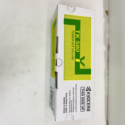 Kyocera TK-580 Yellow Toner Kit - Fits FS-C5150DN / ECOSYS P6021cdn Grade A
