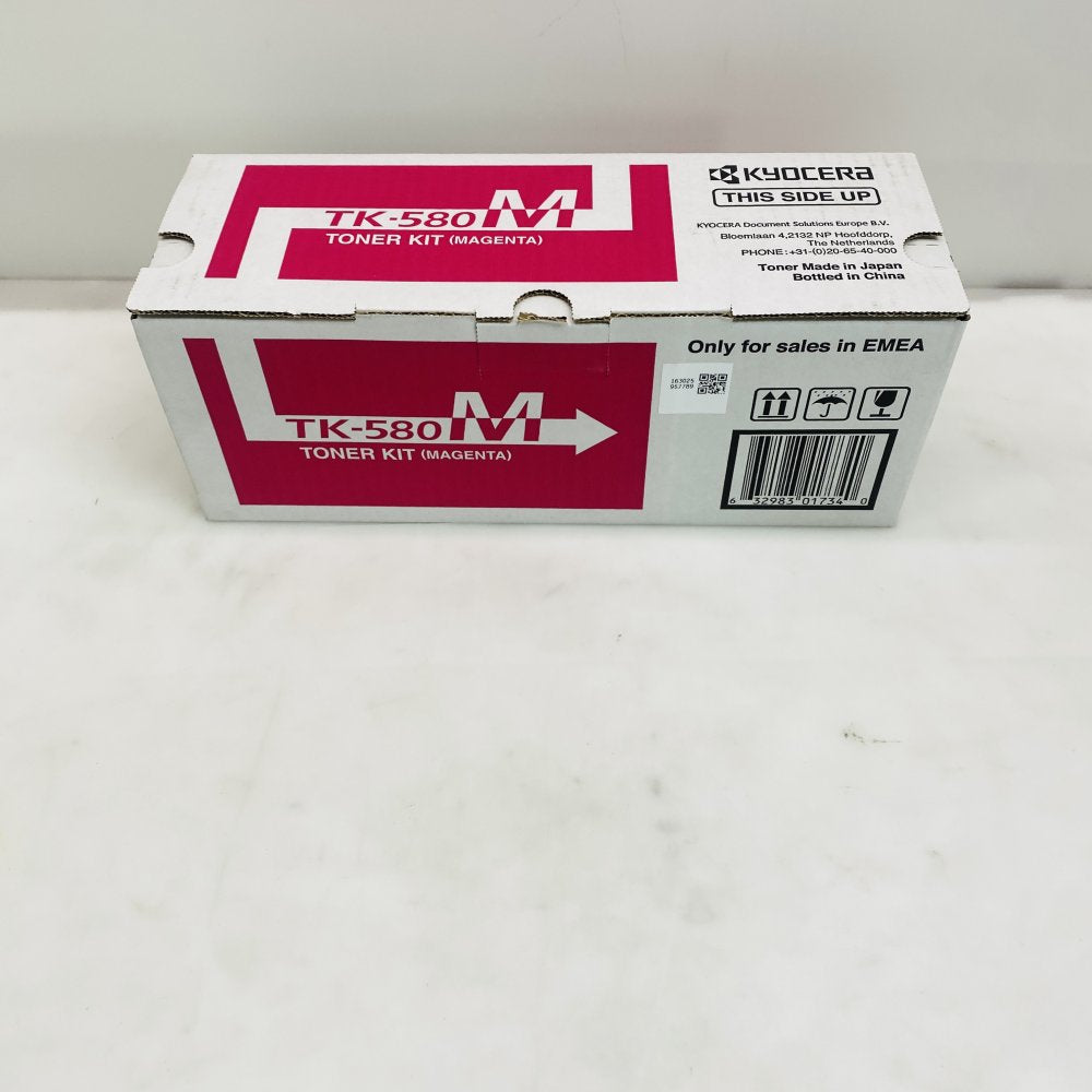 Kyocera TK-580M Magenta Toner Kit OEM Genuine - Fits FS-C5150DN / ECOSYS Grade A