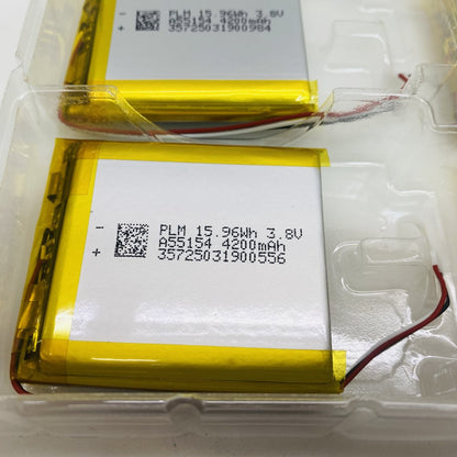 12x PLM A55154 4200mAh 3.8V Li-ion Battery Pack Rechargeable (Grade A)