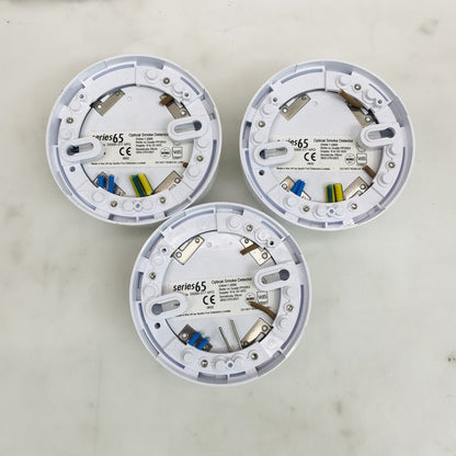 Apollo series65 Optical Smoke Detector 55000-317 (Lot of 3) EN54-7 Grade B
