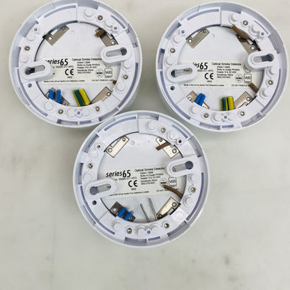 Apollo series65 Optical Smoke Detector 55000-317 (Lot of 3) EN54-7 Grade B