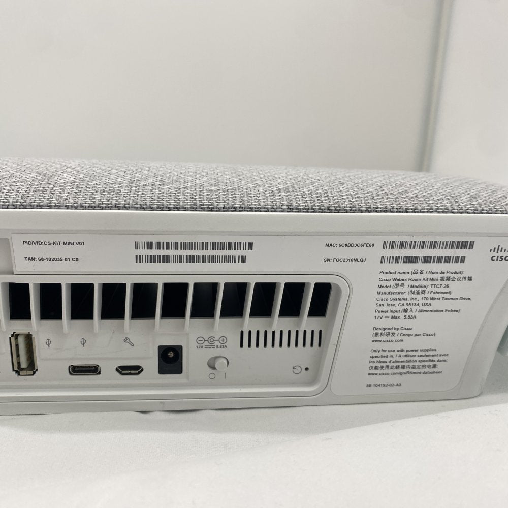 Cisco Webex Room Kit Mini TTC7-26 & Telepresence Touch 10 TTC5-09 (Grade B)