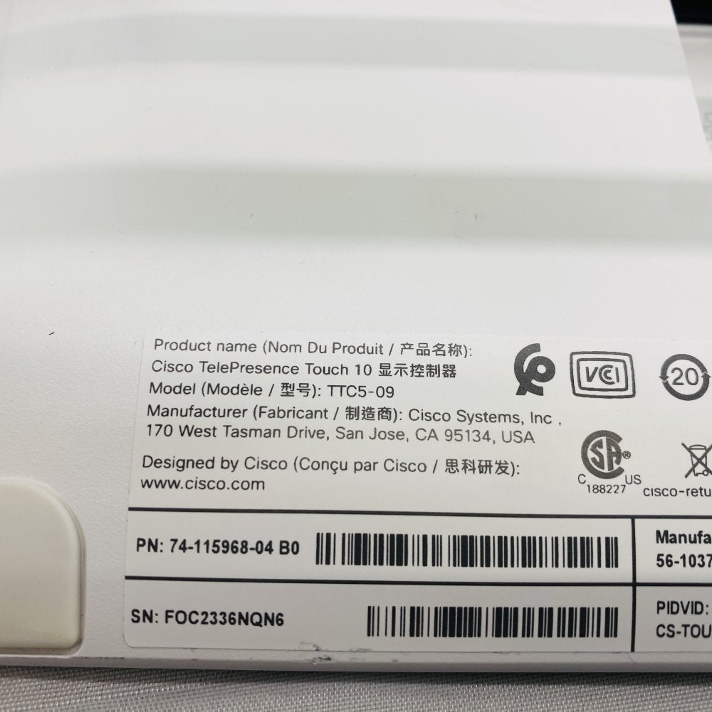 Cisco Webex Room Kit Mini TTC7-26 & Touch 10 TTC5-09 & Wall Mount (Grade B)