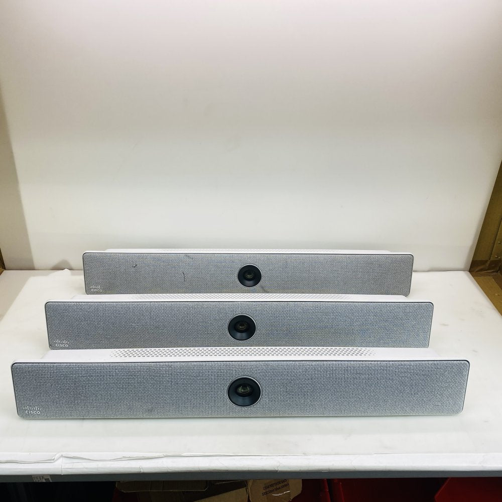 3 x Cisco Webex Room Kit TTC7-23 Video Bar Conference Camera Soundbar (Grade C)