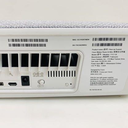 Cisco Webex Room Kit Mini TTC7-26 w/ Touch 10 TTC5-09 Controller (Grade A)