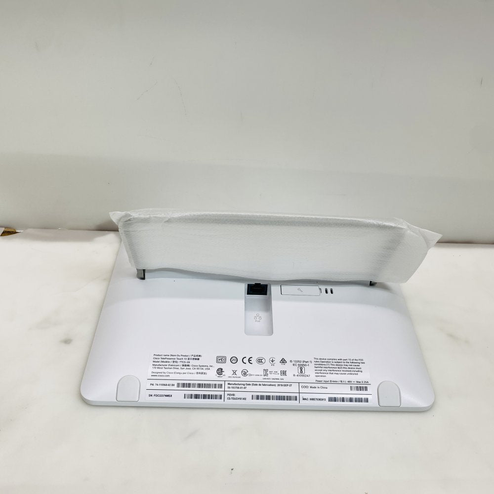 Cisco Webex Room Kit Mini TTC7-26 + Touch 10 TTC5-09 w/ Wall Mount (Grade A)