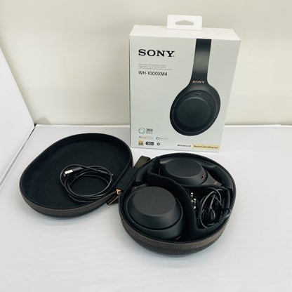 Sony WH-1000XM4 Wireless Noise Cancelling Headphones w/ Case & Cables