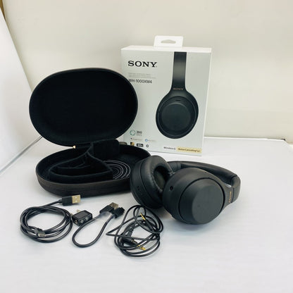 Sony WH-1000XM4 Wireless Noise Cancelling Headphones w/ Case & Cables