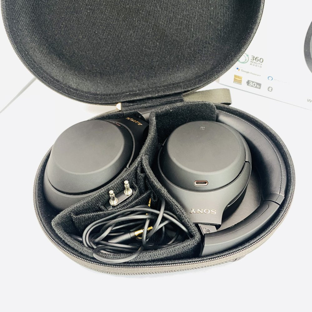 Sony WH-1000XM4 Wireless Noise Cancelling Headphones w/ Case & Cables