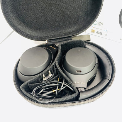 Sony WH-1000XM4 Wireless Noise Cancelling Headphones w/ Case & Cables