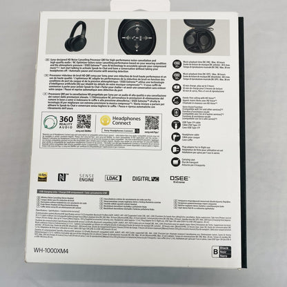 Sony WH-1000XM4 Wireless Noise Cancelling Headphones w/ Case & Cables
