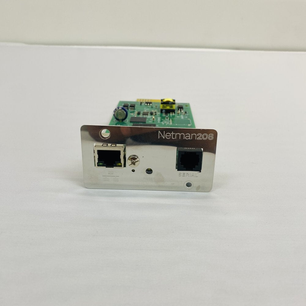 Netman208 Network Interface Module Card - RJ45 Ethernet & Serial Ports Grade B