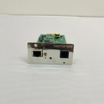 Netman208 Network Interface Module Card - RJ45 Ethernet & Serial Ports Grade B