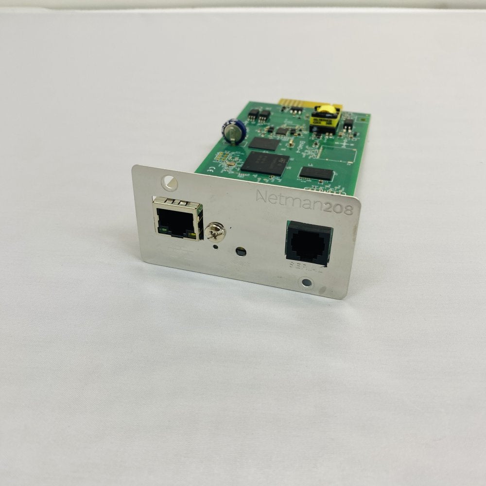Netman208 Network Interface Module Card - RJ45 Ethernet & Serial Ports Grade B
