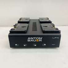 Anton Bauer LP4 4-Bay Gold Mount Battery Charger Dock Grade C