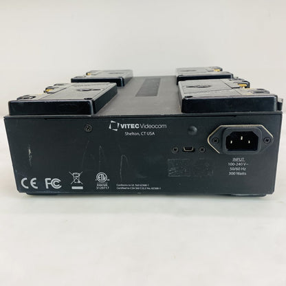 Anton Bauer LP4 4-Bay Gold Mount Battery Charger Dock Grade C