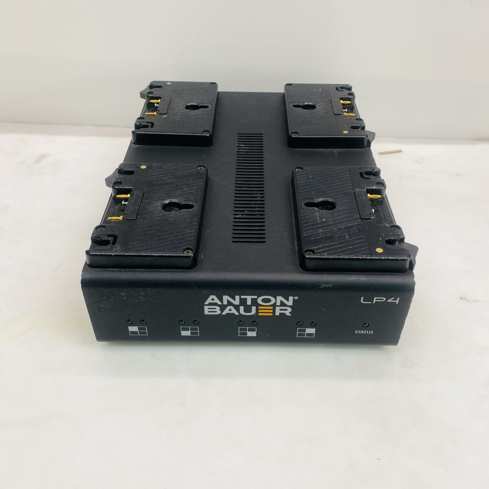 Anton Bauer LP4 4-Bay Gold Mount Battery Charger One Bay Faulty Grade D