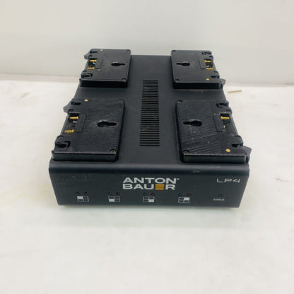 Anton Bauer LP4 4-Bay Gold Mount Battery Charger One Bay Faulty Grade D