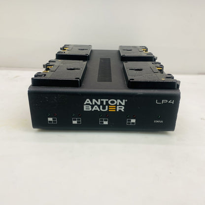 Anton Bauer LP4 4-Bay Gold Mount Battery Charger One Bay Faulty Grade D