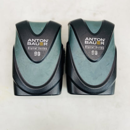 Anton Bauer Digital Series 90 14.4V 6000mAh Li-ion Camera Batteries Pair Grade C