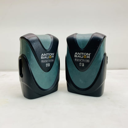 Anton Bauer Digital Series 90 14.4V 6000mAh Li-ion Camera Batteries Pair Grade C