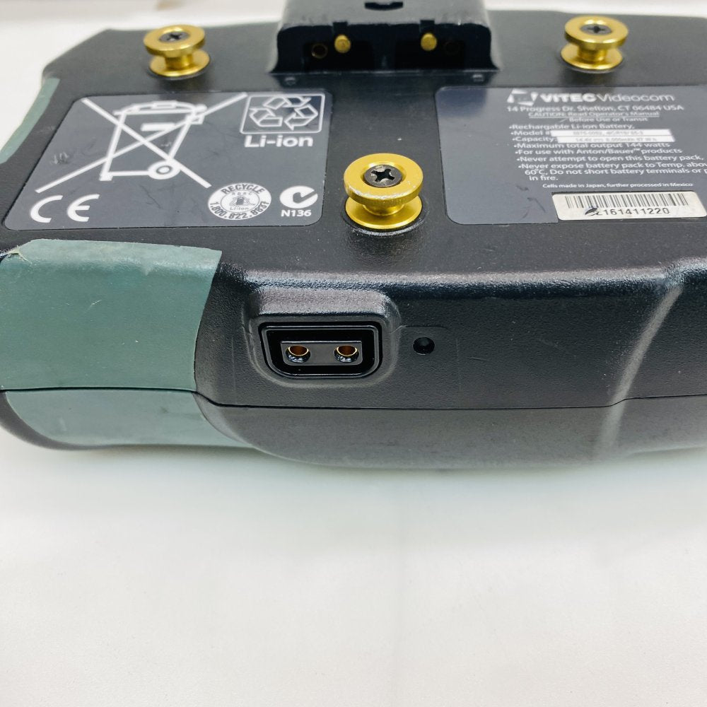 Anton Bauer Digital Series 90 14.4V 6000mAh Li-ion Camera Batteries Pair Grade C